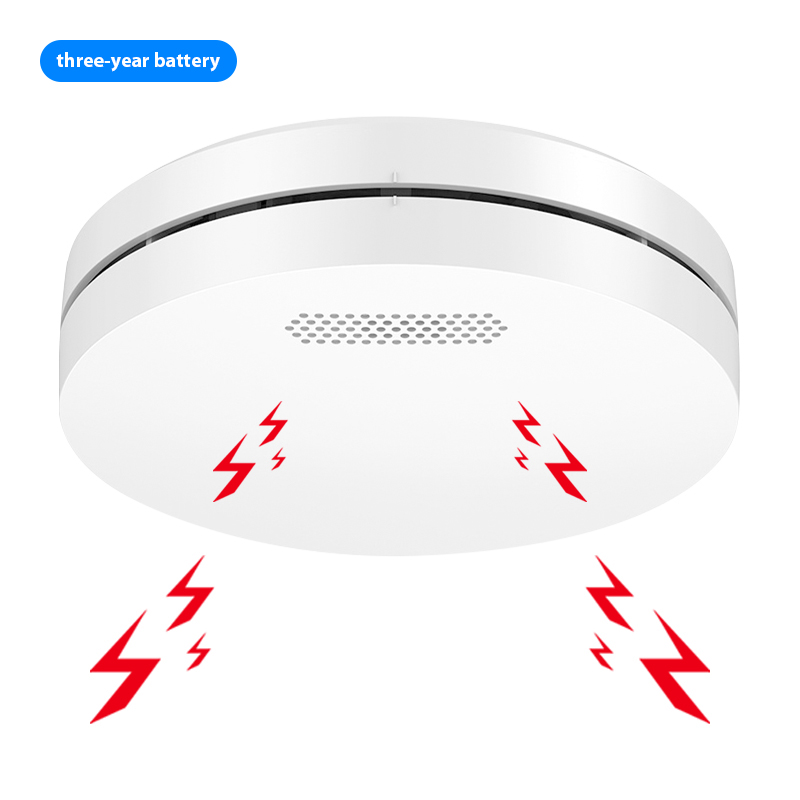 3 Years Battery Hotel Office Home Wireless Smoke Alarm Detector Fire Alarm With Home Alarm System Featured Image