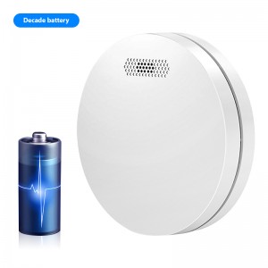 10 Years Battery Wireless Fire Alarm System Smoke Alarm Home Security Alarm With Hotel Office Home