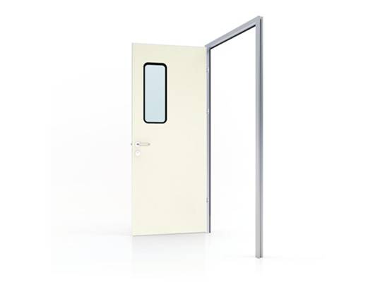 Розпашні двері з кольоровою панеллю GI