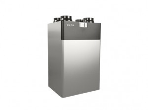 Ventilador compacte de recuperació de calor vertical de port superior d'alta eficiència HRV