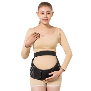 Maternity Support Belt, Breathable Pregnancy Belly Band for Women Exercise Back Pain Relief Plus Size (Black, XXL)