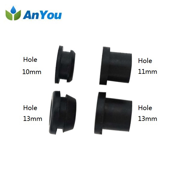 Rubber for drip irrigation connector