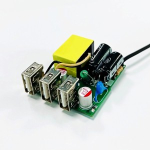 QC18W PCB shēmas plates modulis 5V 9V QC3.0 ātras uzlādes USB lādētājs PCB iespiedshēmas plates montāža