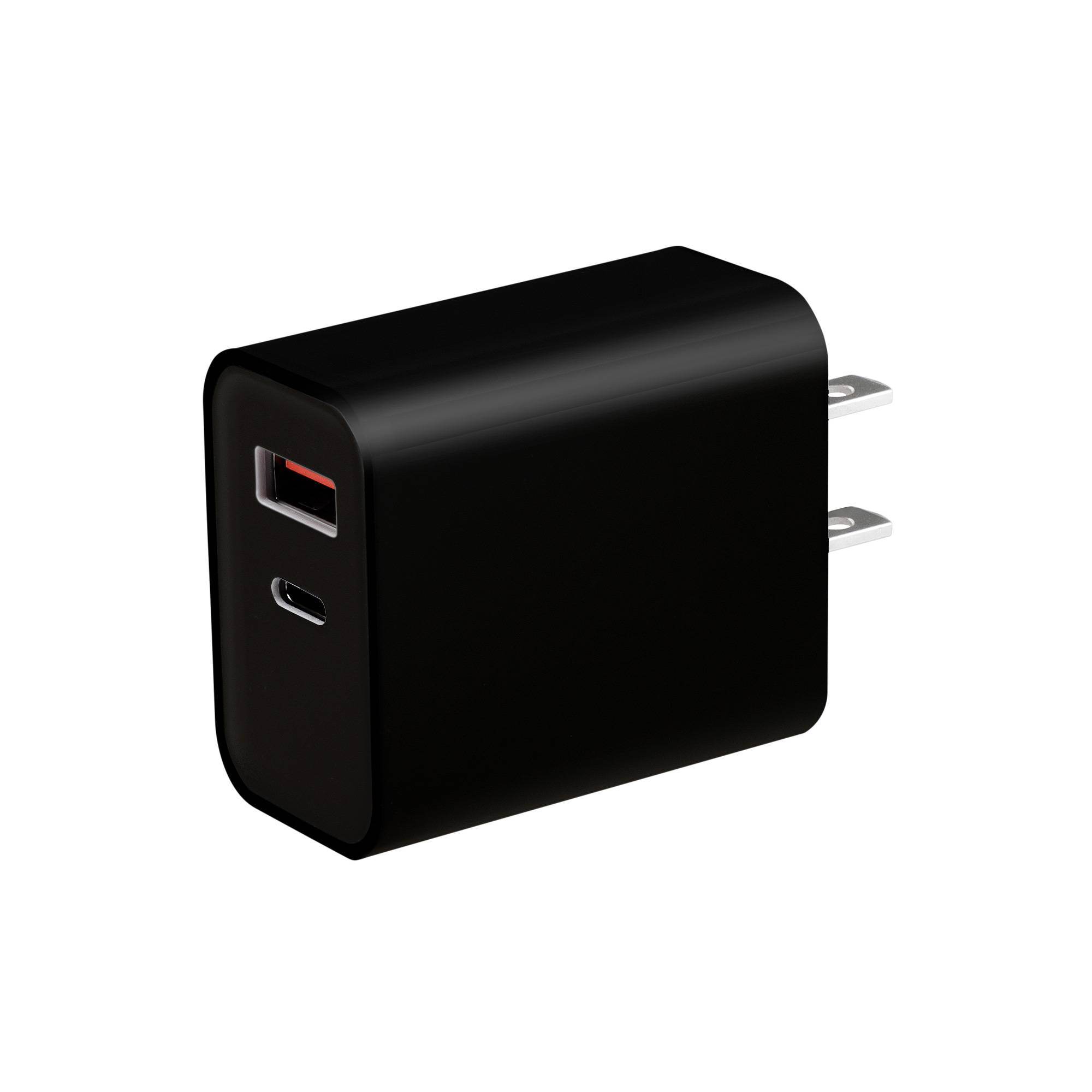 18W Type C PD Charger  Dual USB Quick Faster Charger 5V 9V 12V Mobile Phone Charger for US (1)