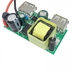 Ang PCBA Circuit Board alang sa Travel Adatper Dual USB charger Assembly alang sa Mobile Phone charger Socket UK Adapter