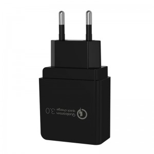 Quick Charger3.0 reseadapter US Adapter Snabb laddning USB WALL CHARGER-kontaktadapter för mobiltelefon