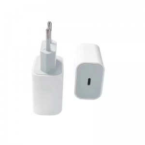 USB C sieninis įkroviklis Greitas įkroviklis 4.0 ES adapteris USB WALL CHARGER 18W kelioninio adapterio mobiliojo telefono įkroviklis, skirtas „iPhone“