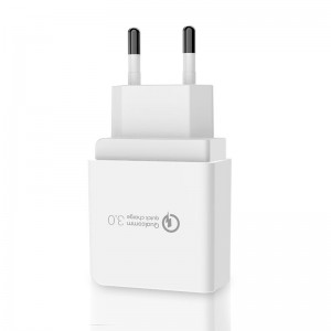 Quick Charger3.0 adapter tal-ivvjaġġar US Adapter Fast Charge USB WALL CHARGER plug Adapter għat-telefon ċellulari
