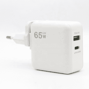GaN 65W USB C Charger PD Type C Wall Charger Dual USB Charger With PD,QC4.0,3.0,AFC,SCP,FCP,PPS,  Portable Fast Charge Laptop Dell HP Lenovo Acer Asus