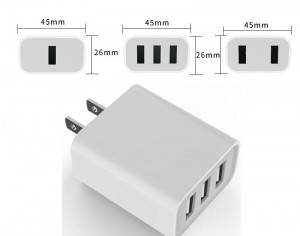 Multiport 18W Fast Wall Charger Plug US Qualcomm 3.0 Untuk Iphone