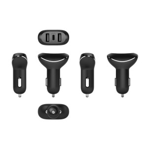3 Ports USB Car Charger Type C car charger Smart Car Charger fast charger Car charger telefoni feaveaʻi