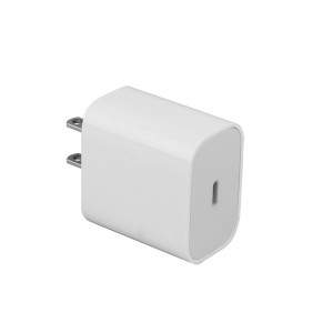 Pengisi daya cepat 4.0 US Adapter Pengisi daya dinding USB adaptor perjalanan untuk pengisi daya tipe C 18 W ponsel
