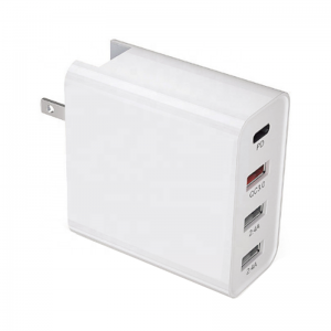 48W PD Type-C Wall Charger 4-Port Fast Charging USB Travel Adapter Multiple USB Charger Plug UK US EU