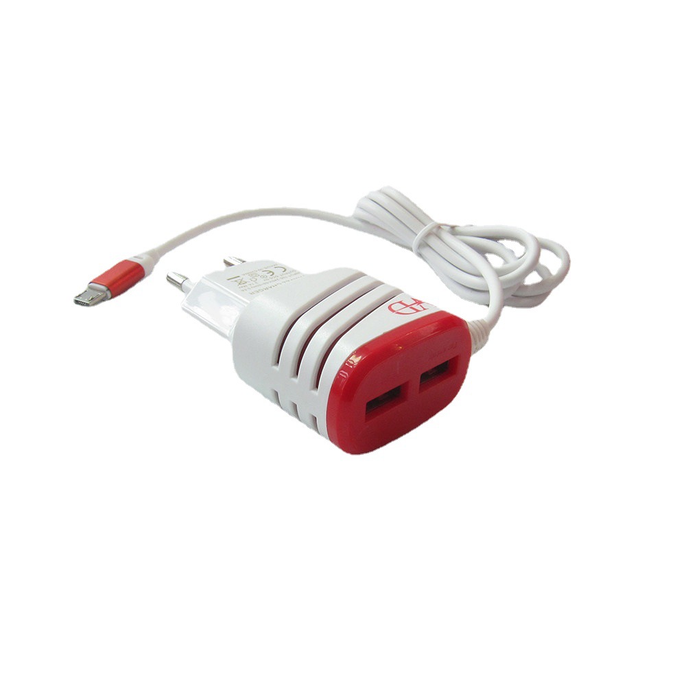 Wired Wall Charger Dual USB Fast Chargeing Power Adapter 5V iPhone charger Featured Image