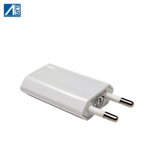 Европейски адаптер за щепсел 1.2A USB зарядно устройство за стена Travel адаптер за захранване за iPhone iPad, Samsung, LG, Android телефони Зарядно за мобилен телефон