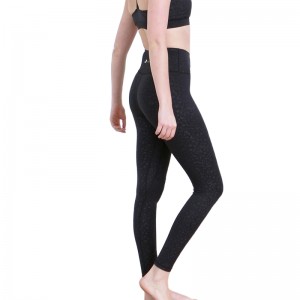 Embossed Prints Women Sportswear Yoga Leggings
