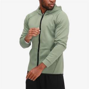 Clothing Factory Muška sportska jakna od francuskog frotira s majicom s kapuljačom
