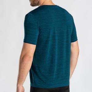 100% Original China New Design Men's Ice Silk Short Sleeve Slim Fit Tshirt
