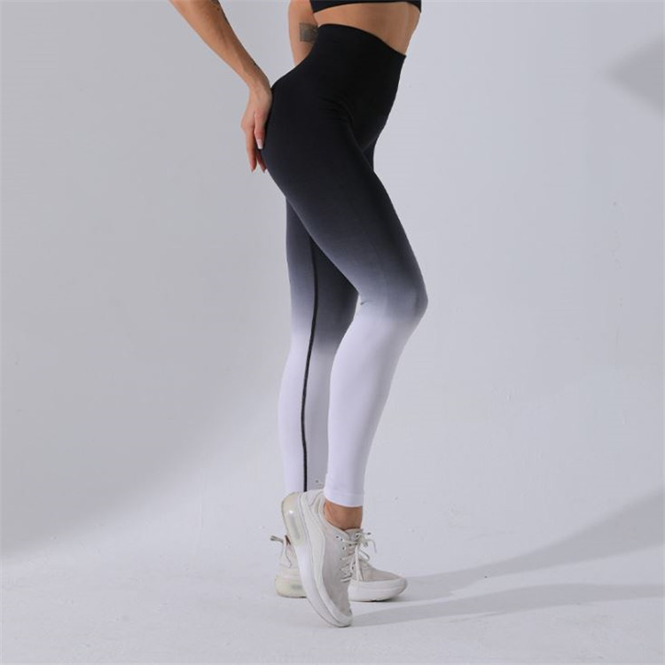 Zyia Active Black White Ombre Leggings High Rise XS