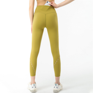 Hot Selling მორგებული ფერი Yoga Wear Activewear Lacer Cut Leggings