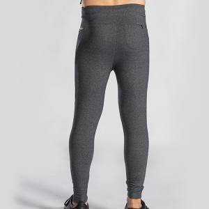 ເວລານໍາສັ້ນສໍາລັບປະເທດຈີນ Fleece Blank Jogger Pants Mens Tight Pants Polyester Track Pants