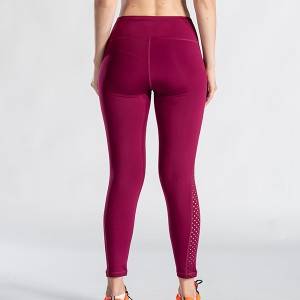 Online Exporter sa China Women Custom High Waist Sport Gym Fitness Workout Yoga Pants Leggings