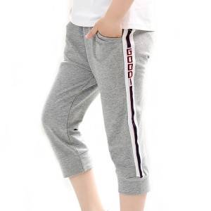 Factory Price China Design Ladies Pants Trousers, Custom Fitness Yoga Bra Top Sublimation Print Capri
