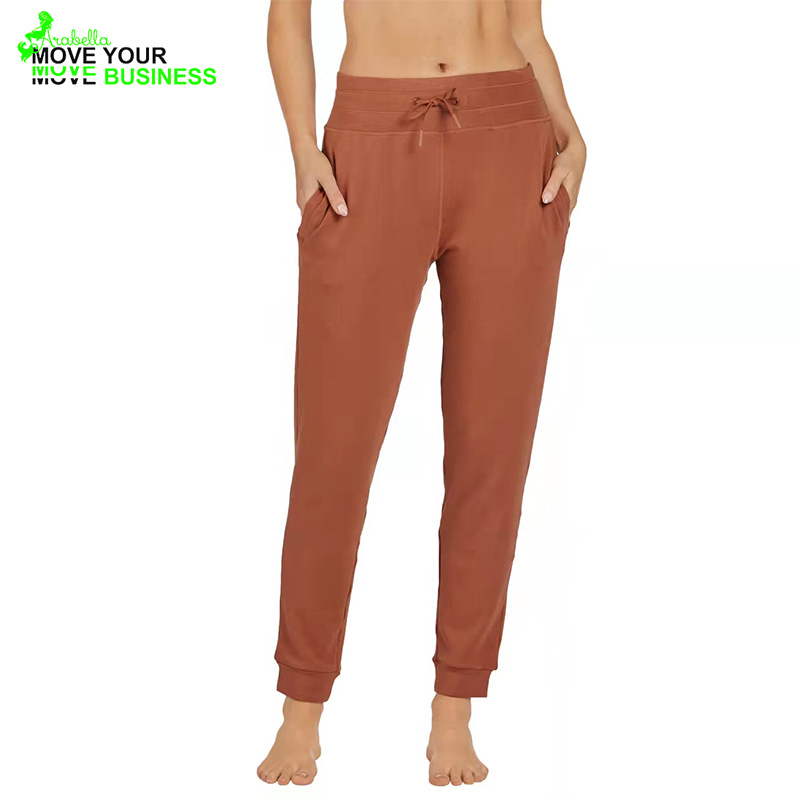 Women Streetstyle Cosy Breathable Cotton Polyester Track Pants