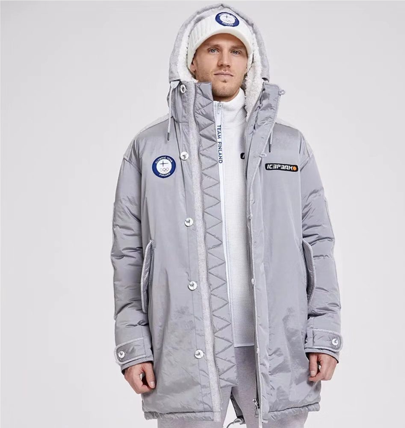 #What brands do countries wear at the opening ceremony of the Winter Olympics# Finnish delegation