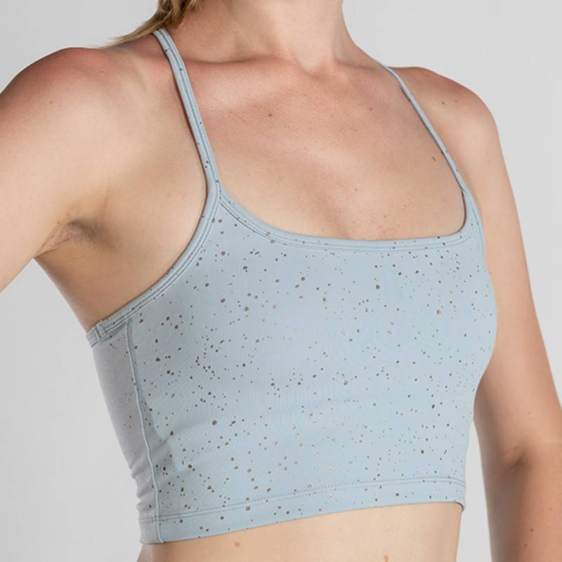 Discount wholesale Yoga Pants With Pockets - Fashion women yoga gym wear sports bra with foil printing custom logo – Arabella