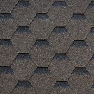 Bardeau de toiture en bitume hexagonal