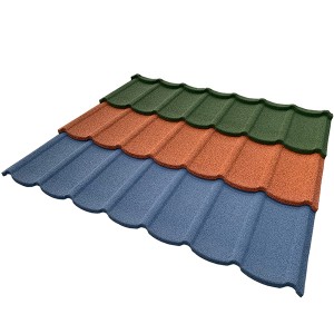 New Zealand Corrugated Galvanized stone chip roof for Building