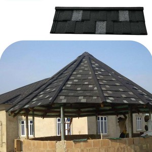 2022 Modern Design Durable Lightweight stone coated metal roof tile For House Villa Project