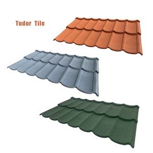 Colorful Durable Lightweight stone coated roofing tiles in Nigeria