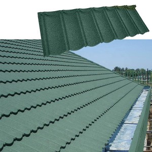China Construction Material Factory Hot Sale steel coated roofing tiles With High Quality