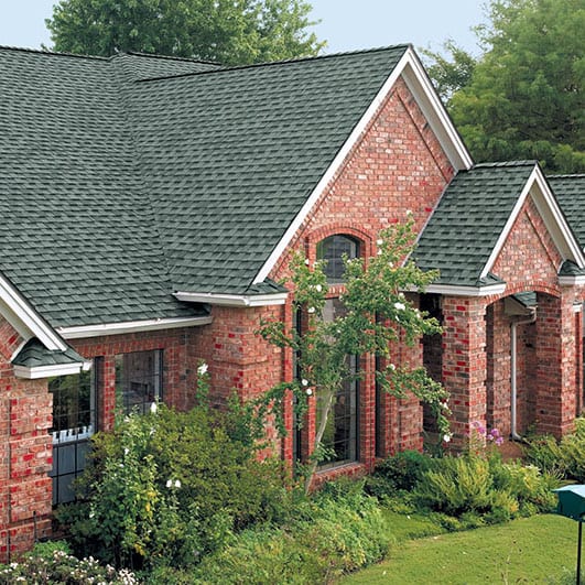thick Durable Color Customized Chateau Green Laminated Roofing Shingle for Roof Top Tent Featured Image