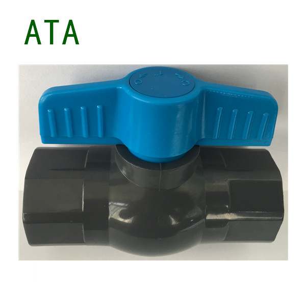 FREE sample factory direct sale cheap price irrigation drain water valve blue handle BSP thread 10k pvc compact octagonal ball valve Featured Image