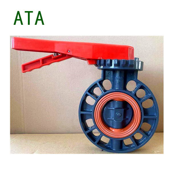FREE sample manufacturer supply manual wafer FPM liner chemical industry use pvc butterfly valve DN50 to DN200 Featured Image