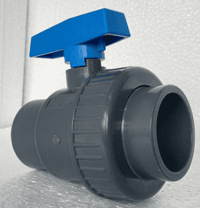 1/2″to 4″ factory cheap price EPDM rubber seat blue handle PVC single union ball valve