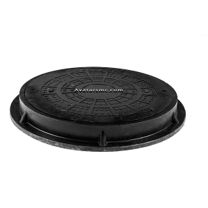 SY600D400 EN124400KN round composite manhole cover