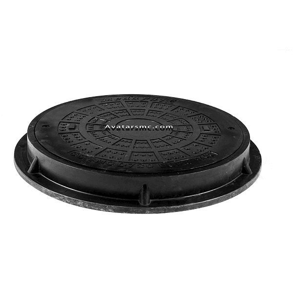 SY600D400欧标EN124400KN窨井盖 round composite manhole cover
