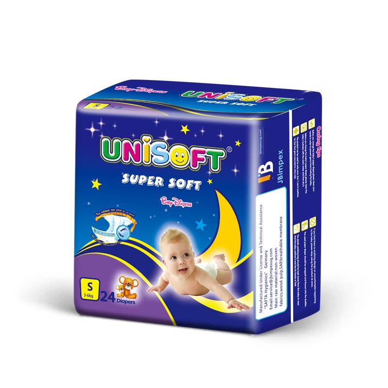Unisoft Small packing good quality cheap soft care disposable hot sell baby diapers baby nappy in China