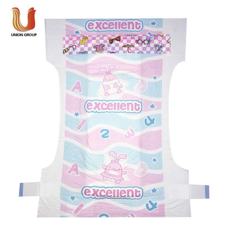 Fast delivery 1 Ton Baby Diaper - high absorbency and breathable disposable excellent baby diapers manufacturer – Union Paper