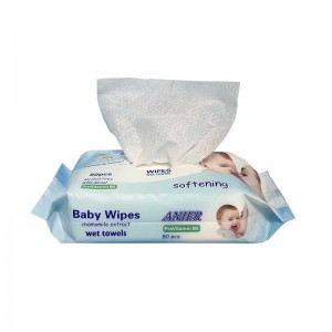 Anier Disposable Biodegradable Soft Dry Baby Wipes Best Price and Top Quality Eco friendly organic baby wipes