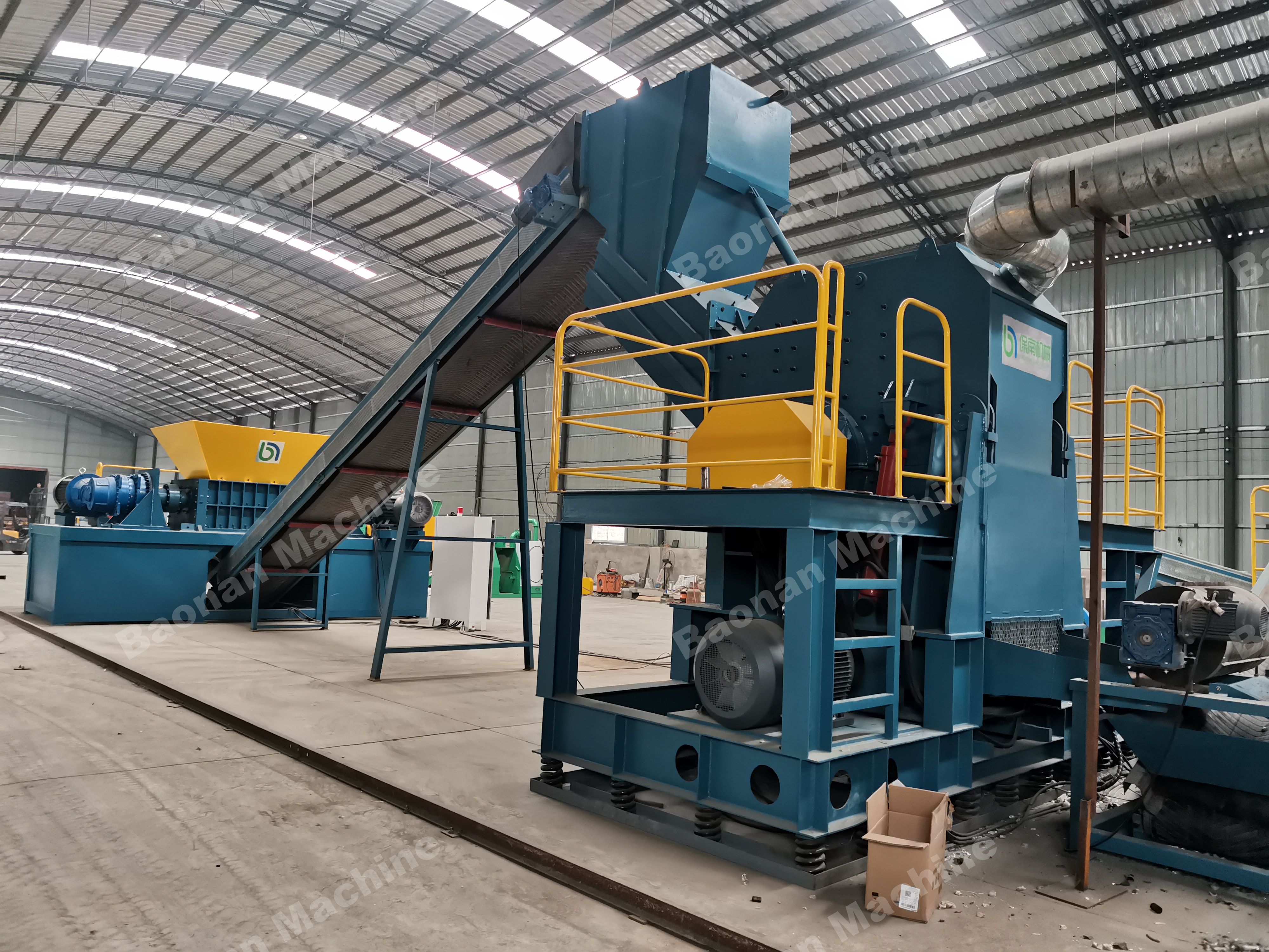 All kinds Aluminum and metal recycling plant
