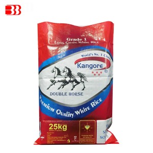 factory Outlets for Maize Flour Packaging Bag - Bopp laminated woven bag for packing 25kg horse seed – Ben Ben