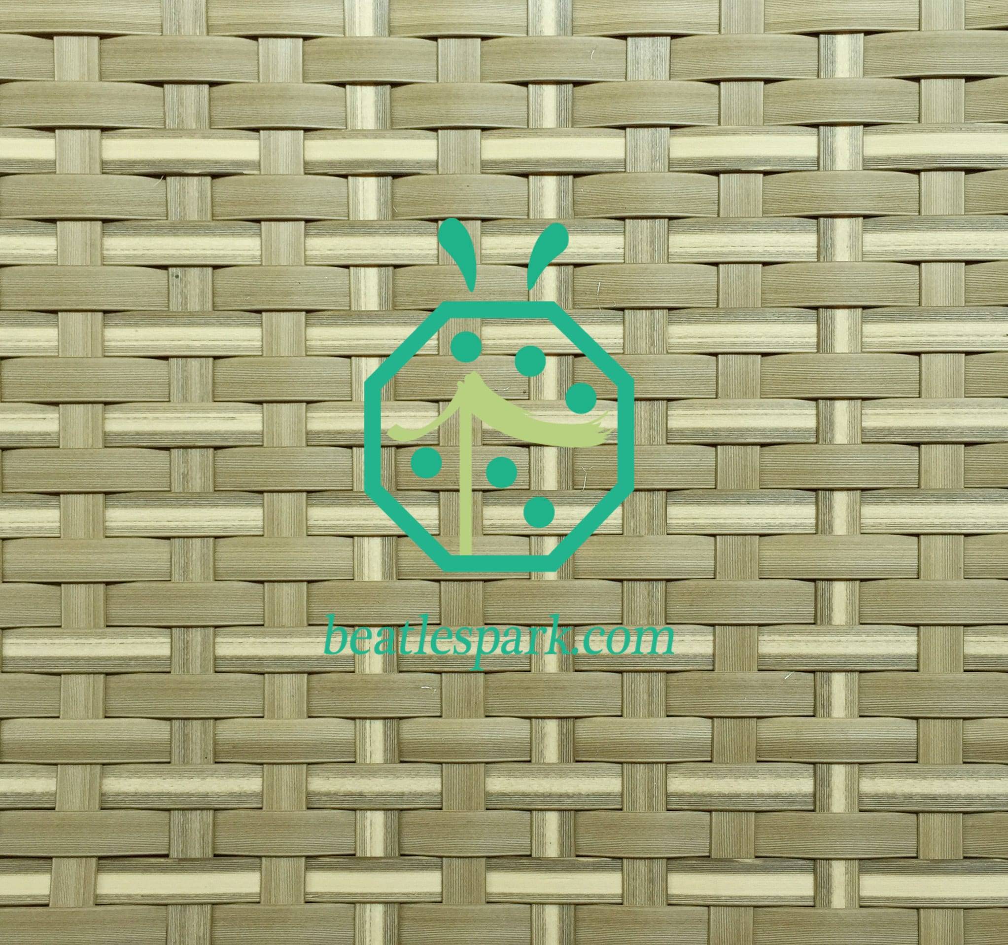 Synthetic woven ceiling mat for walls and ceiling decoration
