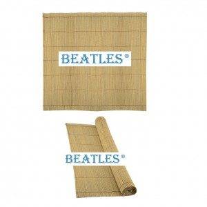 Synthetic plastic fake bamboo window roll up shades