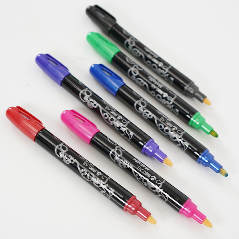 Wholesale High-Quality Multicolor Drawing Doodle Pen Acrylic Marker Set -  China Stationery, Pen