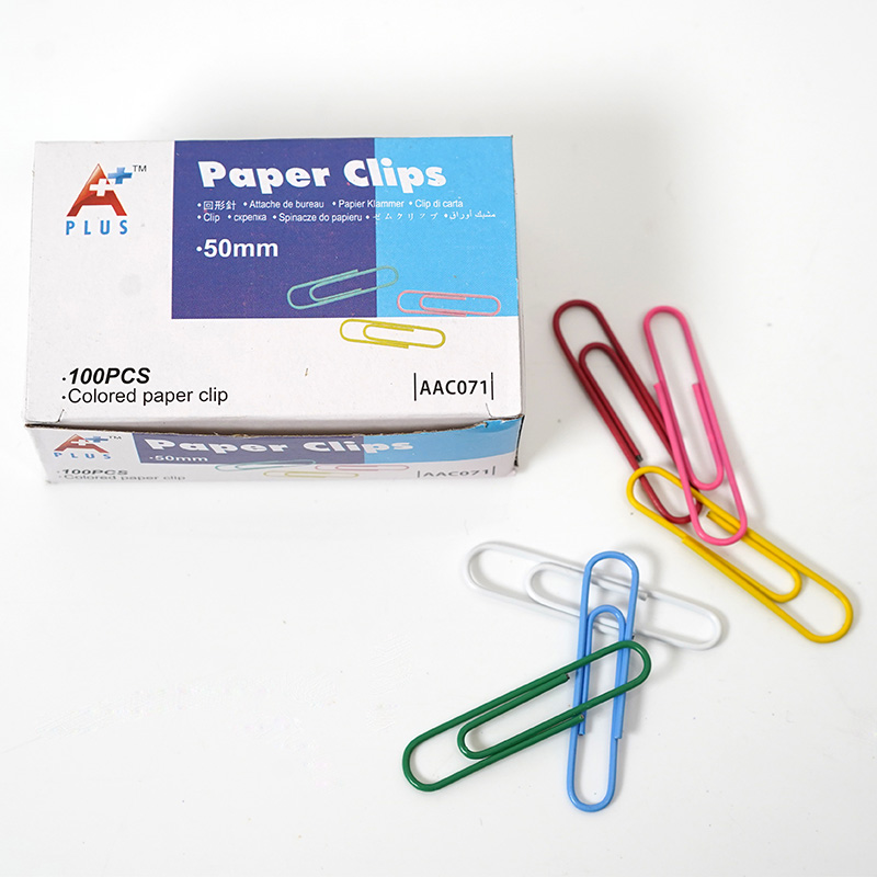 33mm Colorful Office Plastic Paper Clip - China Office Paper Clips
